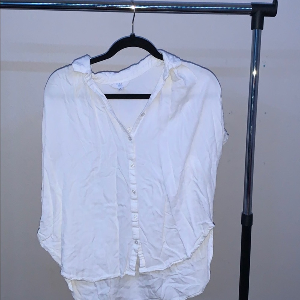 basic white button up